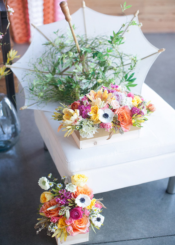 Yellow, pink and orange florals | Photos by Cassandra Castaneda | 100 Layer Cake