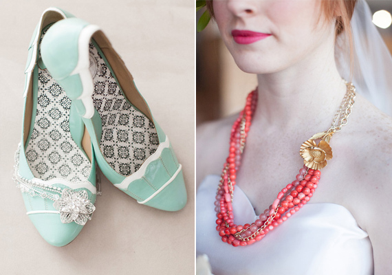 vintage coral necklace | Photos by Cassandra Castaneda | 100 Layer Cake