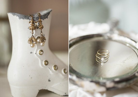 vintage wedding jewelry | photos by Mustard Seed | 100 Layer Cake