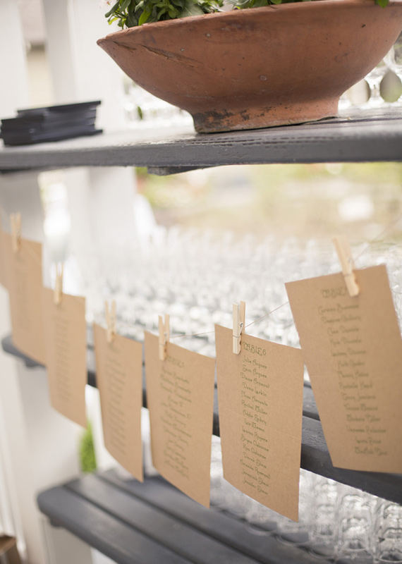 DIY seating chart | photos by Mustard Seed Organic Photography | 100 Layer Cake