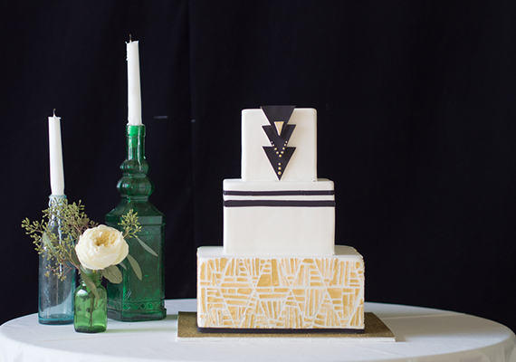 Bohemian Art Deco wedding | photo by Stephanie Collins | 100 Layer Cake