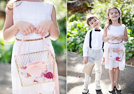 J.Crew flower girl dress | photos by Meg Perotti | Planning Sitting in a Tree |100 Layer Cake