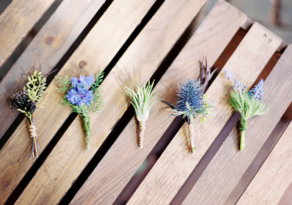 Earthy boutonnière | DeFiore Photography | 100 Layer Cake 