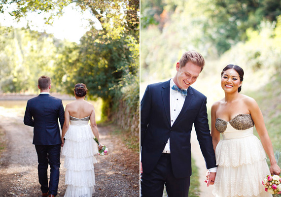 Fleur Wood wedding dress | Photo by Caught the Light | 100 Layer Cake