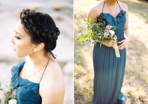 Blue Bella Bridesmaid dress | photos by Reg Campbell Wedding & Editorials | 100 Layer Cake