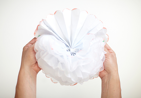 Tissue pom heart | Luna Bazaar | 100 Layer Cake