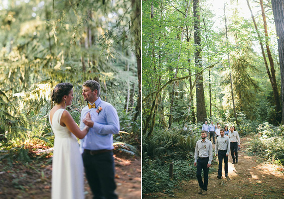 Oregon camp wedding | photos by Leah Verwey | 100 Layer Cake 