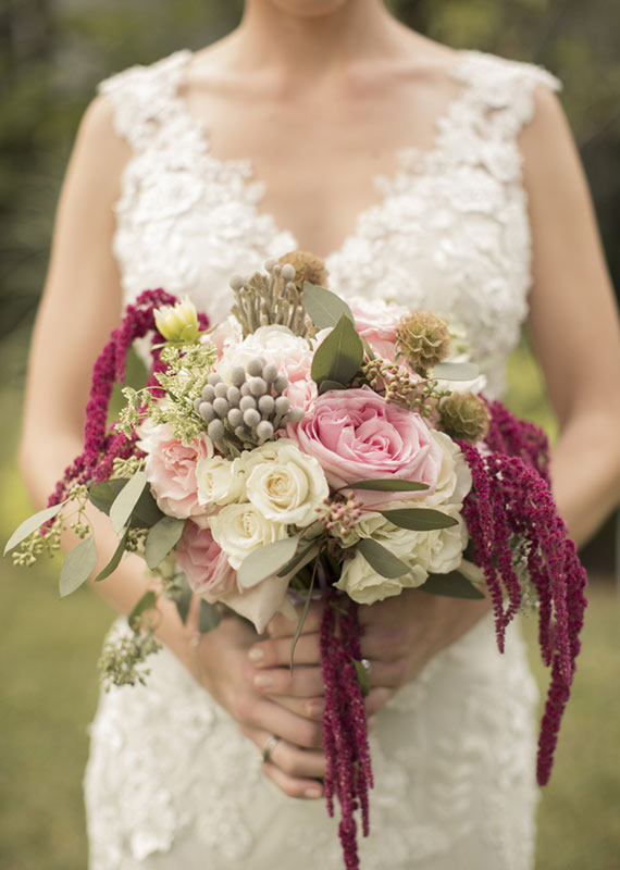 Fall bridal bouquet |  photos by Mustard Seed Photography | 100 Layer Cake