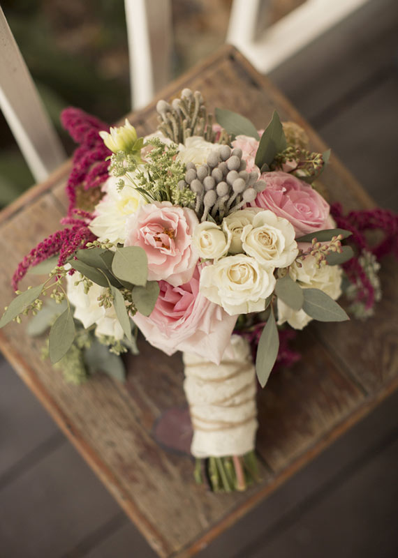 Fall bridal bouquet |  photos by Mustard Seed Photography | 100 Layer Cake