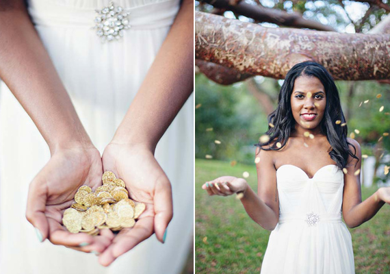 silk chiffon wedding dress | photos by Flora + Fauna | 100 Layer Cake