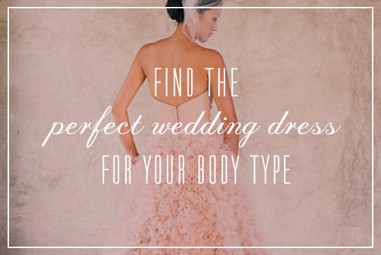 Find the perfect wedding dress for your body type