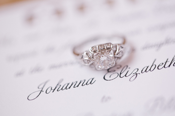Vintage wedding ring | Photo by Jeremy Harwell | 100 Layer Cake