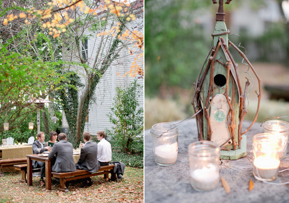 Outdoor Barn ceremony | Photo by Jeremy Harwell | 100 Layer Cake