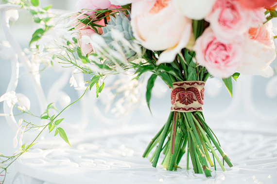  colorful poppy bridal bouquet | photos by Apryl Ann | 100 Layer Cake