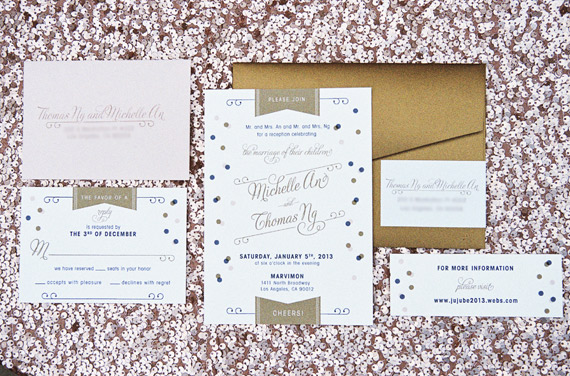 modern wedding invitation  | photos by Braedon Flynn | 100 Layer Cake