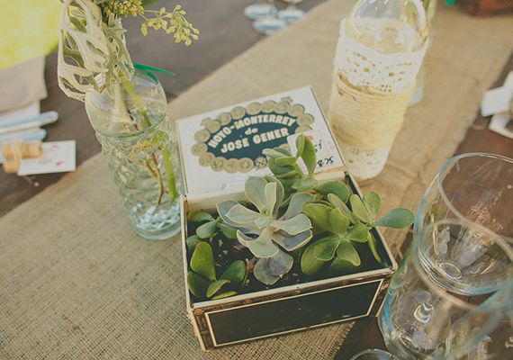 rustic wedding reception decor | photo by Rock the Image | 100 Layer Cake