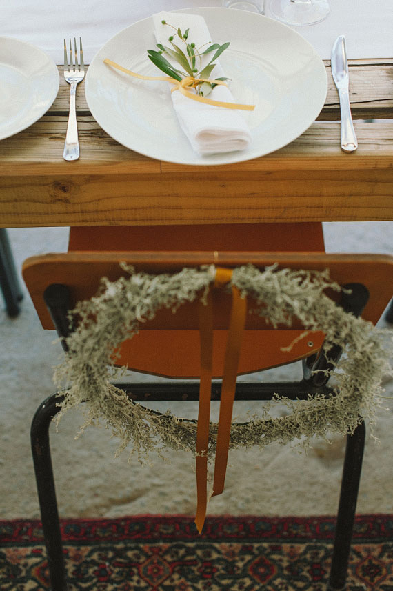 Rustic bride and groom chairs | Photo by Love Made Visible | 100 Layer Cake
