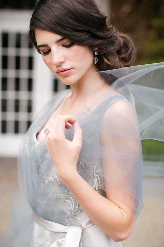 And something blue wedding gown | photo by Jessica Burke | 100 Layer Cake