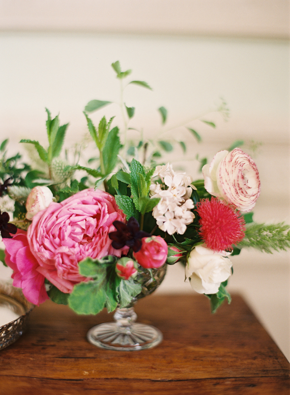 Navy and pink wedding inspiration | photo by Jessica Burke | 100 Layer Cake