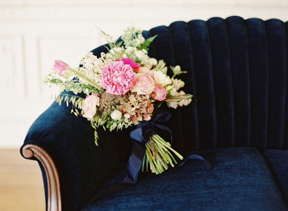 Navy and pink wedding inspiration | photo by Jessica Burke | 100 Layer Cake