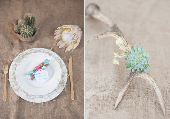 DIY succulent floral styling | 100 Layer Cake