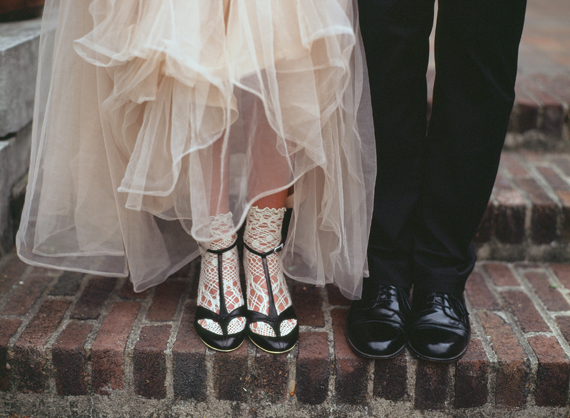 vintage wedding attire  | photo by Stacy Able | 100 Layer Cake