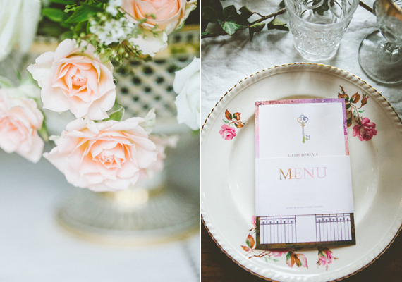 Romantic garden wedding| photo by Les Amis Photo | 100 Layer Cake inspiration