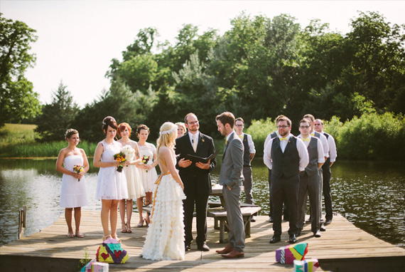 A Beautiful Mess wedding of Emma and Trey | photos by Arrow and Apple | 100 Layer Cake