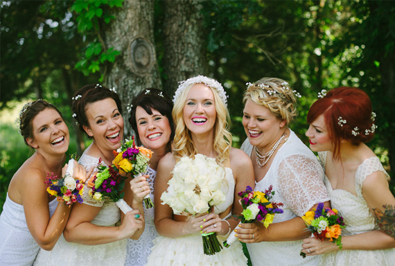 bridesmaids  | photos by Arrow and Apple | 100 Layer Cake