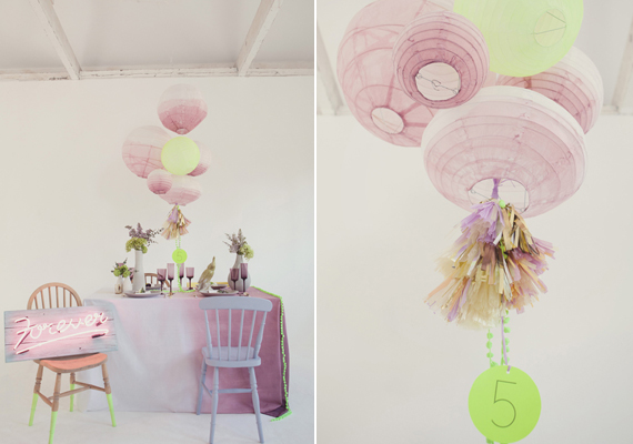 vintage neon party ideas | concept and design by Knot and Pop | 100 Layer Cake