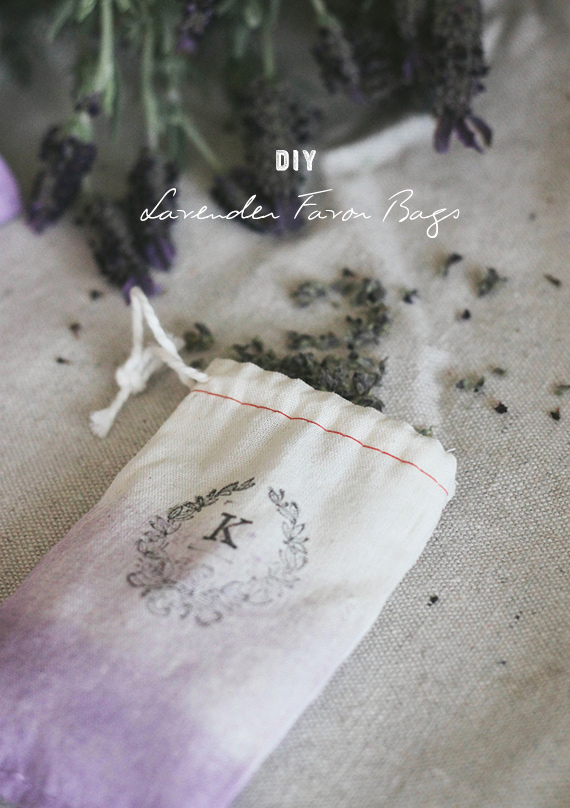 DIY Lavender Ombre Favor Bags | 100 Layer Cake