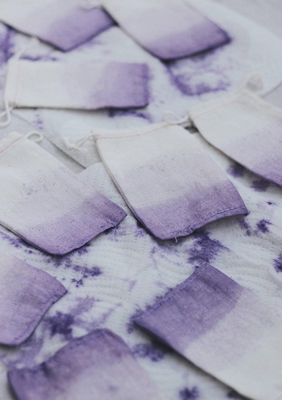 DIY Lavender Ombre Favor Bags | 100 Layer Cake