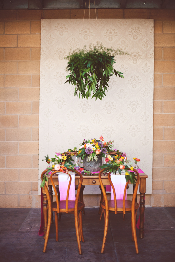 Colorful and modern tablescape  | photos by Ceebee Photography | 100 Layer Cake