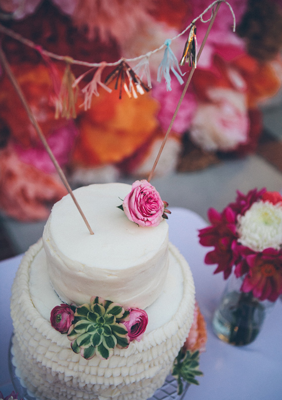 Colorful Los Angeles wedding | photo by Caleb John Hill Photography | 100 Layer Cake 