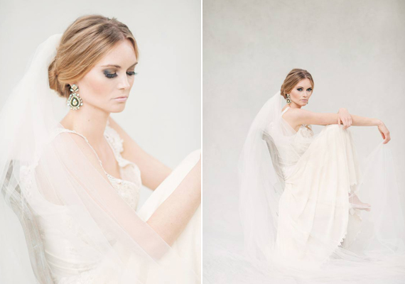 Grecian wedding dress inspiration | photo by Melissa Gidney Photography | 100 Layer Cake 