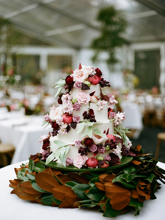 fall wedding cake | photo by Stacy Newgent | 100 Layer Cake