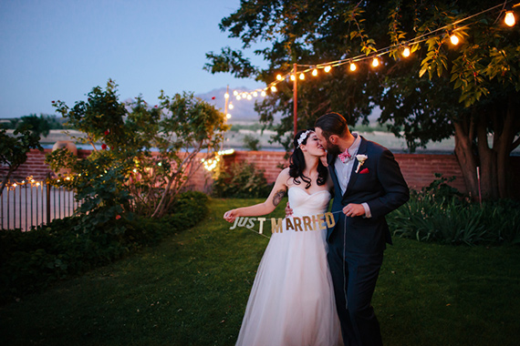 Eco friendly Arizona wedding | photo by Brushfire Photography | 100 Layer Cake 