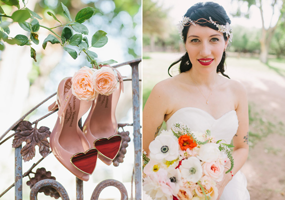 Vivienne Westwood wedding shoes | photo by Brushfire Photography | 100 Layer Cake 