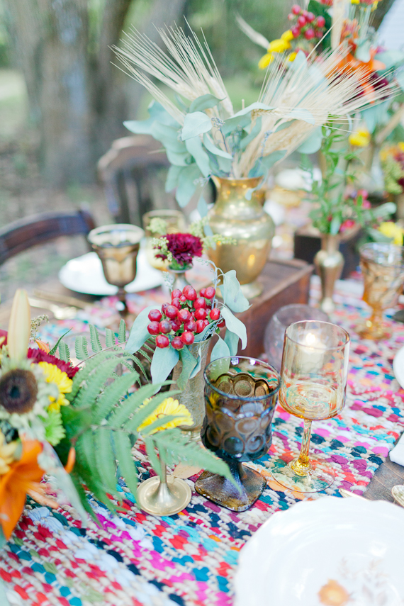 Fall Bohemian Wedding Inspiration | photo by Andi Mans Photography | 100 Layer Cake