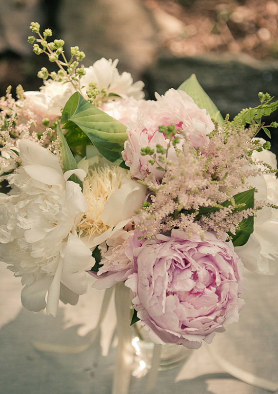 peony bridal bouquet | photos by Gary Ashley with the Wedding Artists Collective | 100 Layer Cake