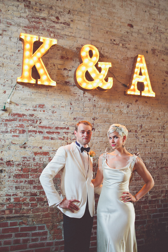 Speakeasy themed Brooklyn wedding | photo by Chrisspira Photography | 100 Layer Cake