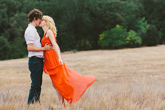 Whimsical ranch engagement photos