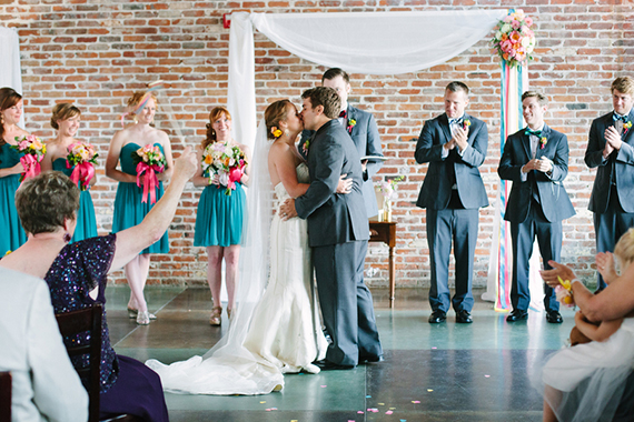 bright and colorful Colorado wedding | photo by Sarah Joelle Photography | 100 Layer Cake 
