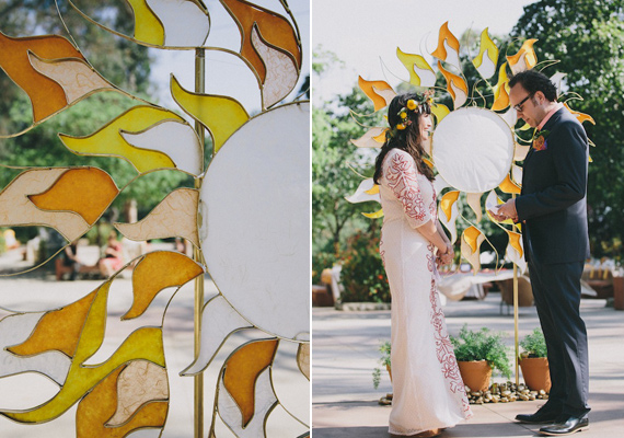 Eclectic, earthy Southern Cali wedding | photo by Rad and in Love | 100 Layer Cake