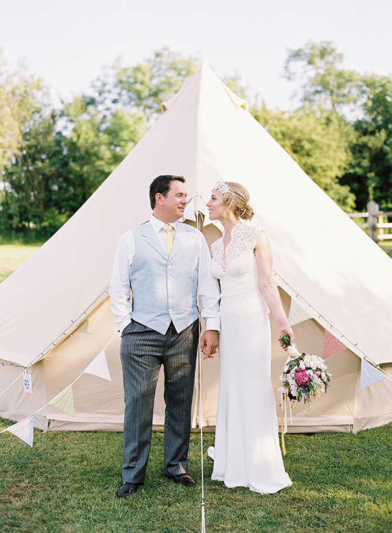 English lakeside yurt wedding | photo by Victoria Phipps | 100 Layer Cake