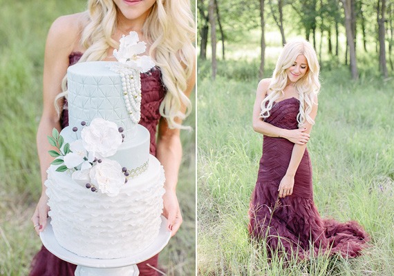 Glamorous wedding cake inspiration | Cakes by Jenna Rae Cakes | photo by Brittany Mahood | 100 Layer Cake
