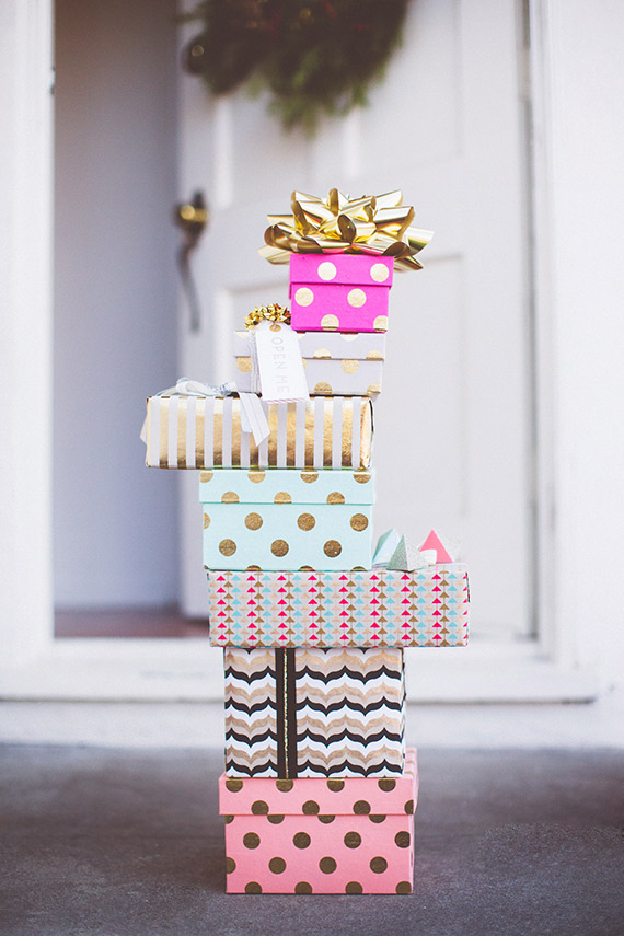 Holiday gift wrap ideas | photo by Paige Jones | 100 Layer Cake