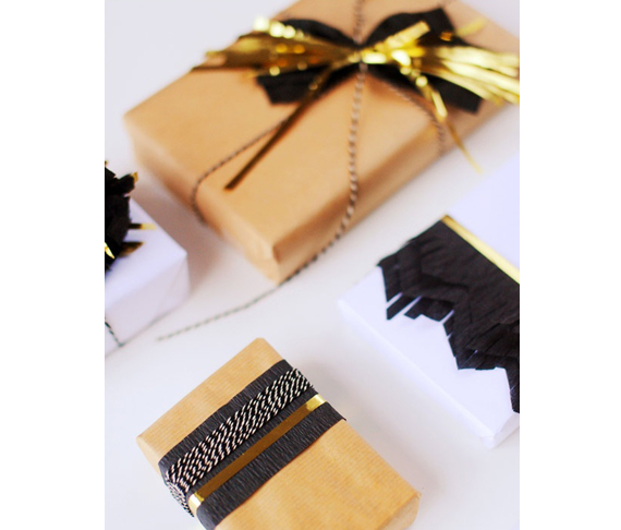 Holiday gift wrap ideas | 100 Layer Cake