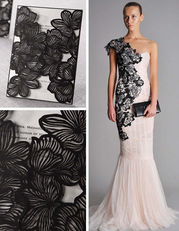 B Wedding Invitations | 100 Layer Cake