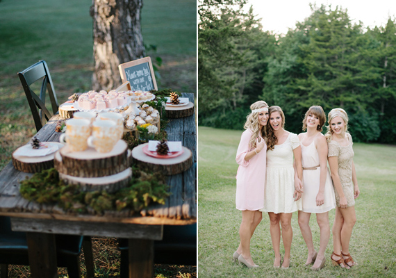 Woodland bridal shower inspiration | Photo by Rose Wheat Photography | Read more - http://www.100layercake.com/blog/?p=67269